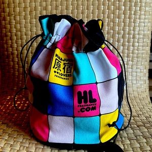 HARAJUKU FRAGRANCE DRAWSTRING BAG PURSE TOTE NWT BAG ONLY